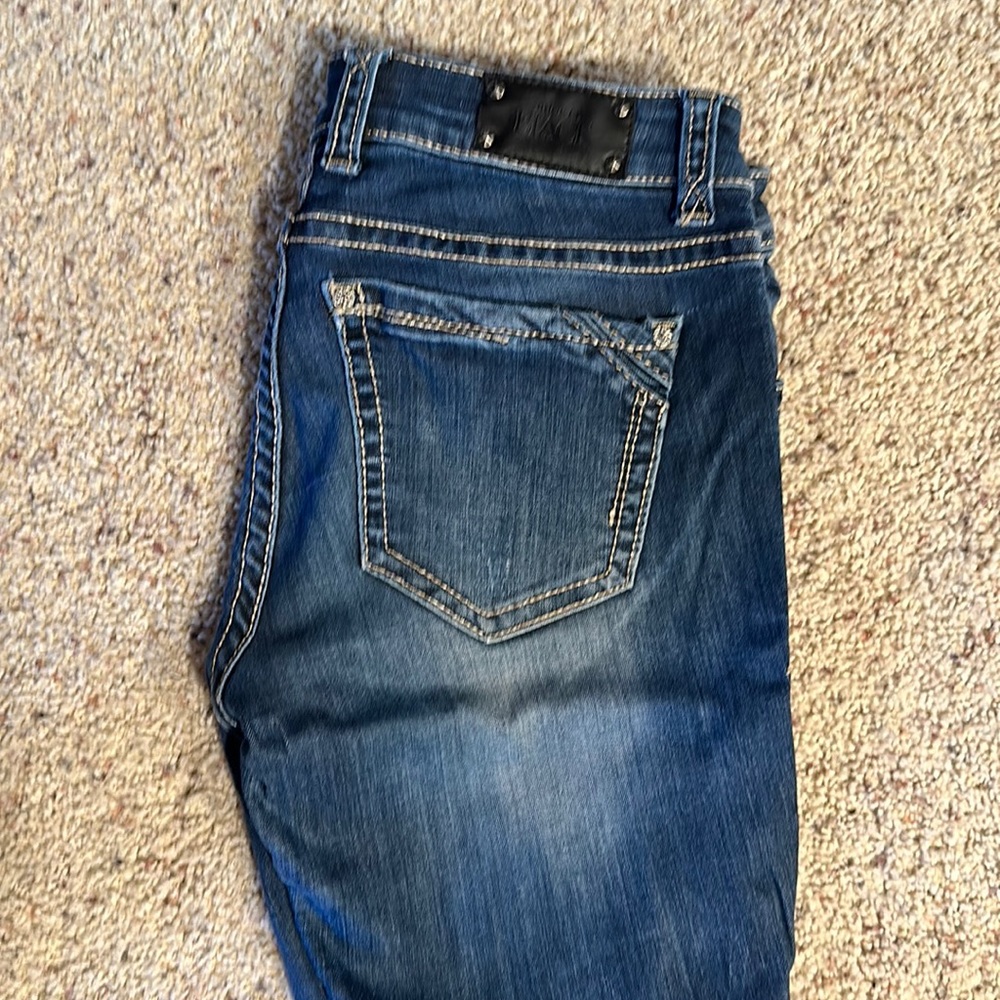 Buckle Black Skinny Jeans